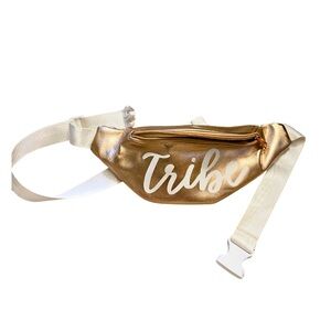 Gold Fanny Pack ‘Tribe’ Print - Bridal Party/Bachelorette Bag
